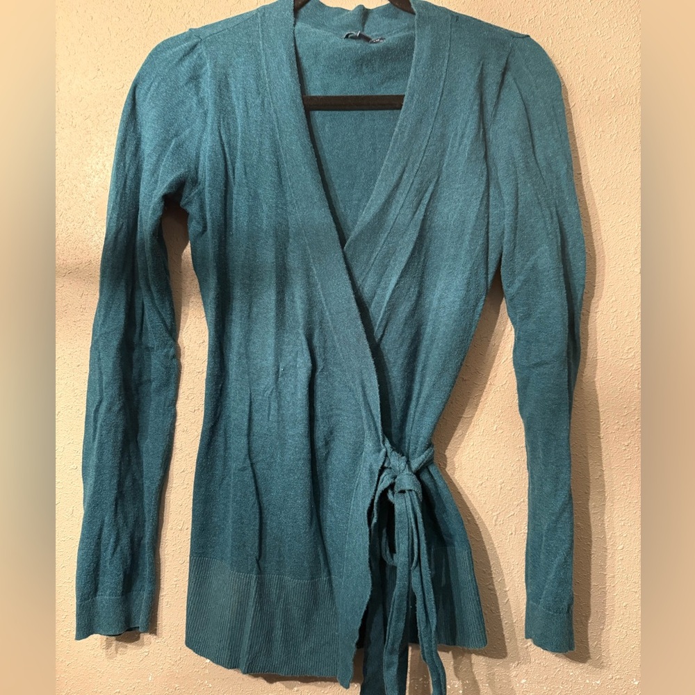 GAP Teal Cardigan Sweater